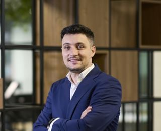 Man smiling