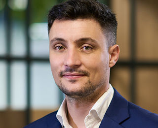 Man smiling