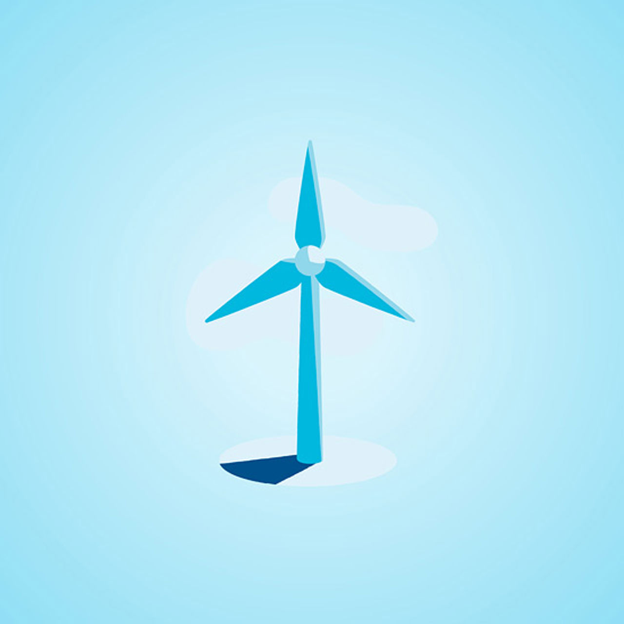 Illustration of wind power