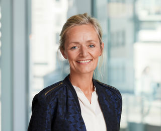 Woman smiling