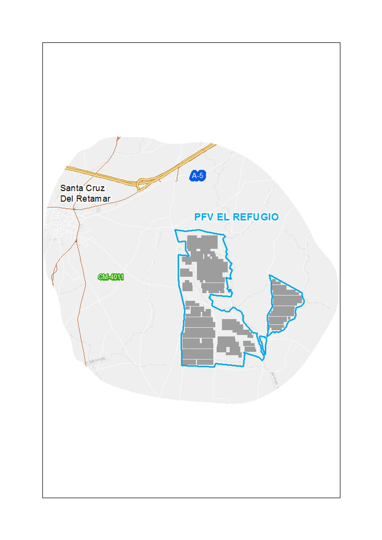 El Refugio mapa de localización