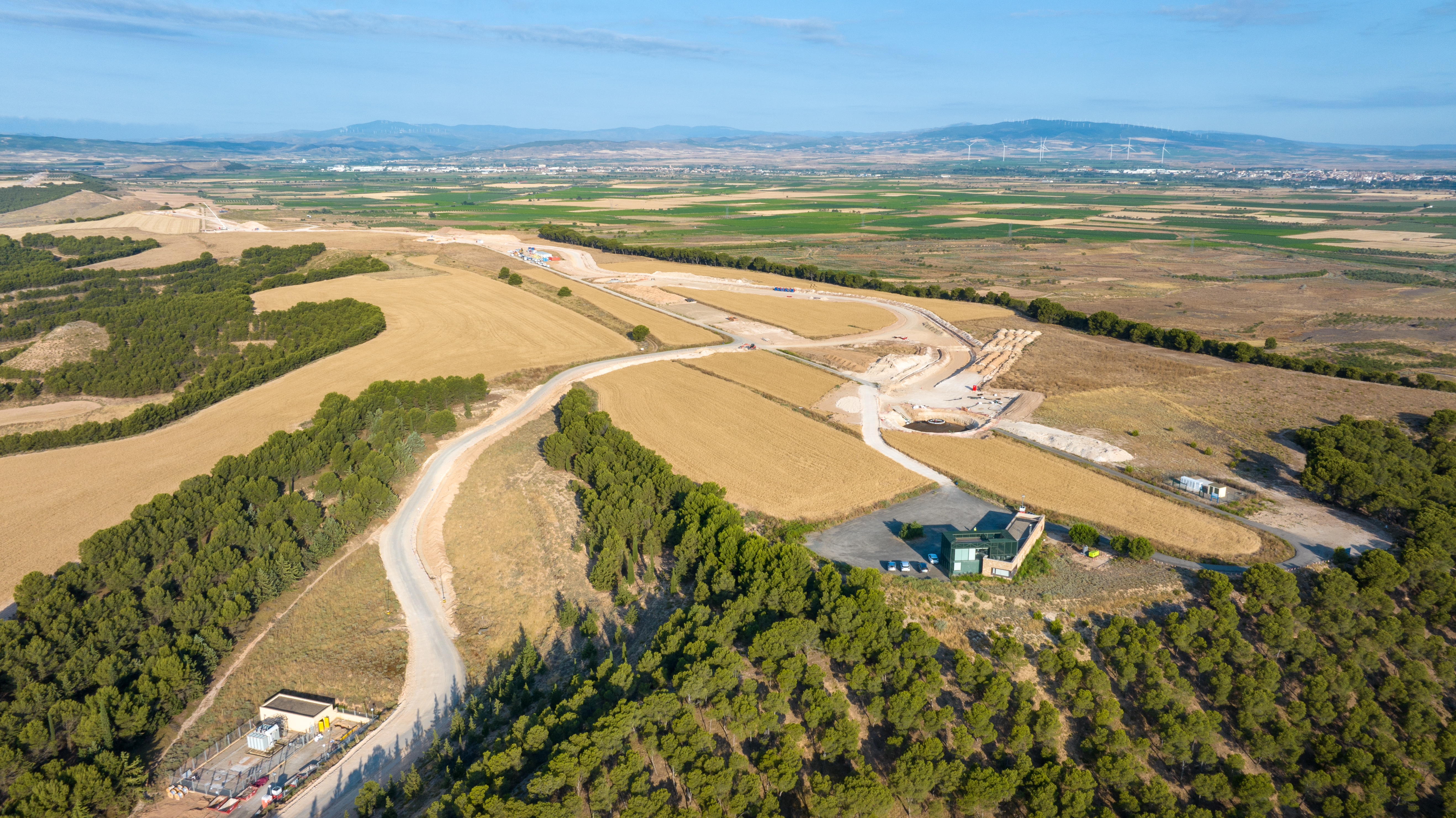 Hormigonado repotenciación Montes de Cierzo