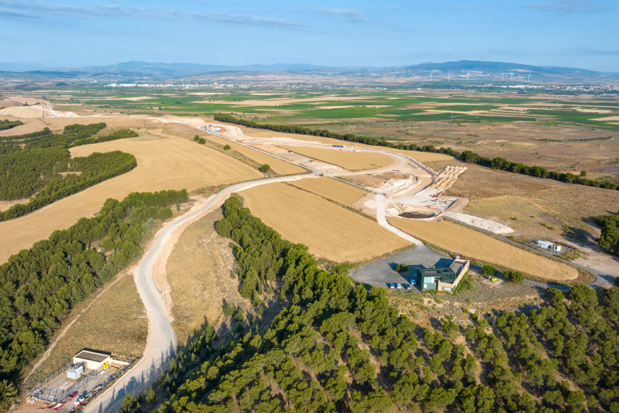 Hormigonado repotenciación Montes de Cierzo